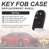 3 / 4 / 5 Buttons Remote Car Key Shell Wear-resistant Keyless Entry Key Fob Case Fit for Dodge / Chrysler