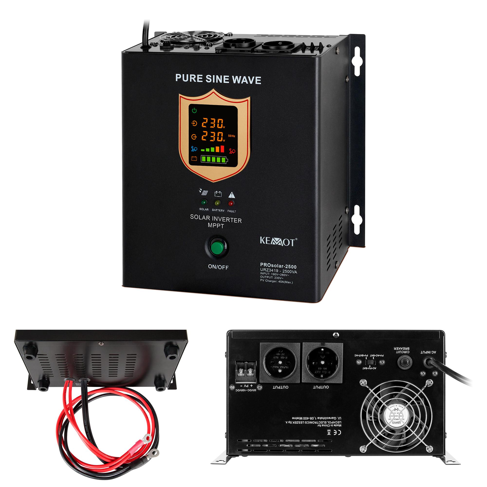 Inverter solare convertitore 24V PROsolar-2500