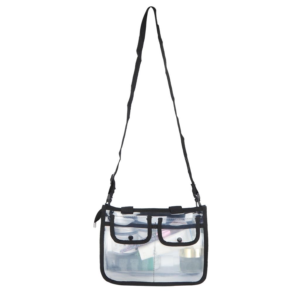Clear Toiletry Bag EVA Portable Transparent Cosmetic Makeup Bag for Traveling Vacation