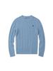 Men's & Couple's Casual Cable Knit Wool Sweater - Little Pony Design, Crew Neck, Winter Wear.
