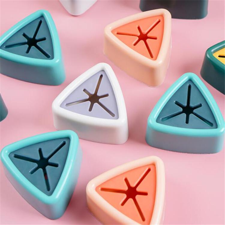 Wall Mounted Triangular Towel Plug, Non Perforated Bathroom Shelf, Kitchen Cloth And Face Towel Storage Hook Artifact