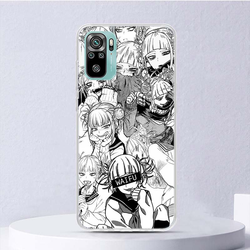 Anime Himiko Toga Waifu Soft Case For Xiaomi Redmi 10 10A 10C 9 9A 9C 9T Phone Cover 8 8A 7 7A 6 6A S2 K20 K40 Pro 10X Funda Coq