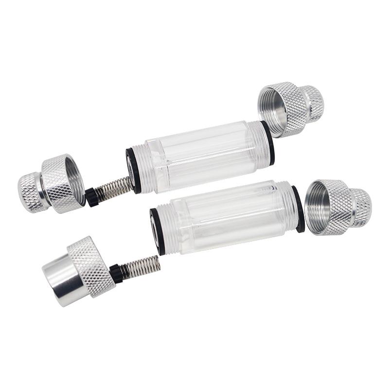 Contabolle CO2 per Acquario Valvola di Non Ritorno a Doppia Testa Regolatore CO2 per Acquario Diffusore Kit Sistema CO2 Reattore Accessori Pompa d'Aria