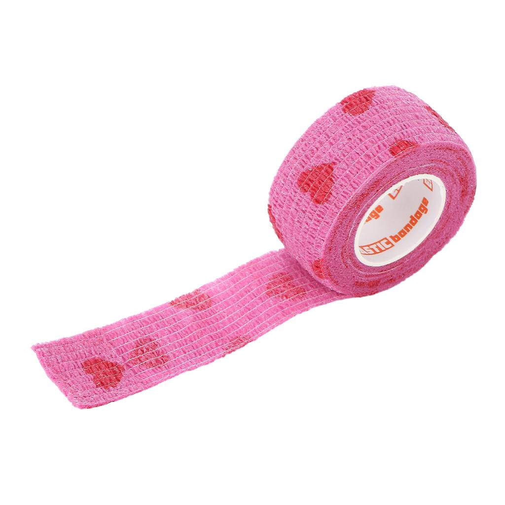 Self Adhesive Tape Elastic 0.98 Inches Width 2.18 Yards Length Athletes Finger Tape for Sports