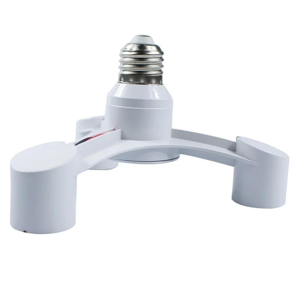 3In1 E27 to E27 extended LED bulb socket splitter adapter bracket, suitable for photography studios, kitchens, restaurants