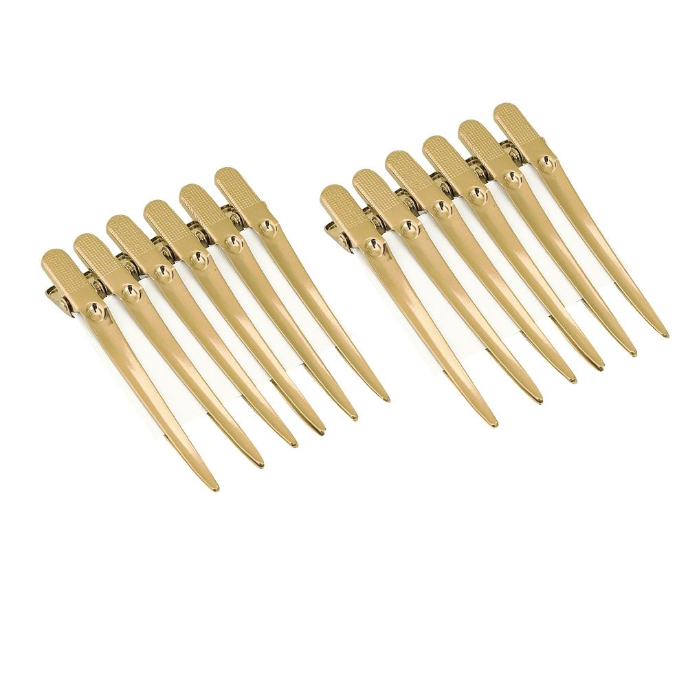 12pcs Box Hair Styling Clips Hairdressing Salon Sectioning Hairpins for Salon Styling 6 Colors