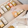 Acrylic Spice Organizers Step Tray Adjustable for Drawer Storage with Simple Setups