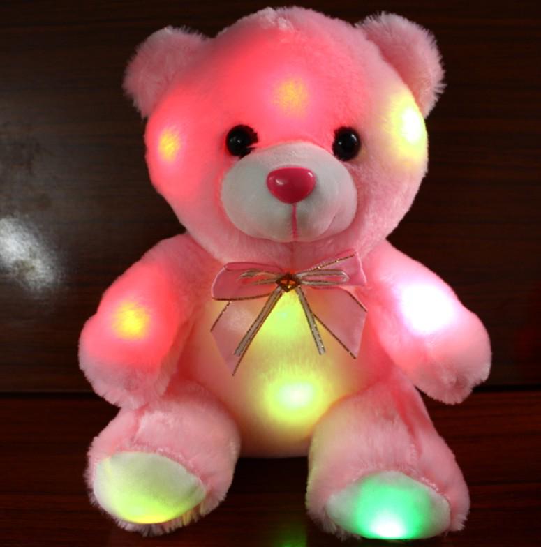 Creative LED Teddy Bear with Bow Tie - Colorful Gift for All