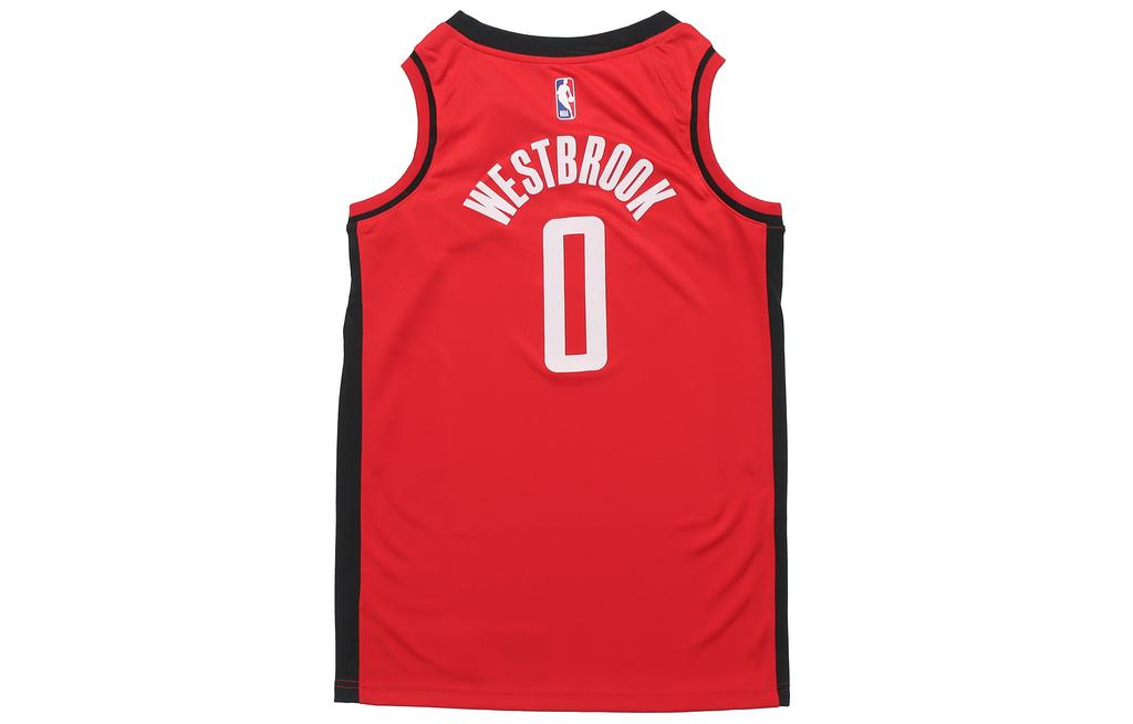 Nike NBA Basketball Jerseys Men's Red Moderate Straight Fit BV7992-662