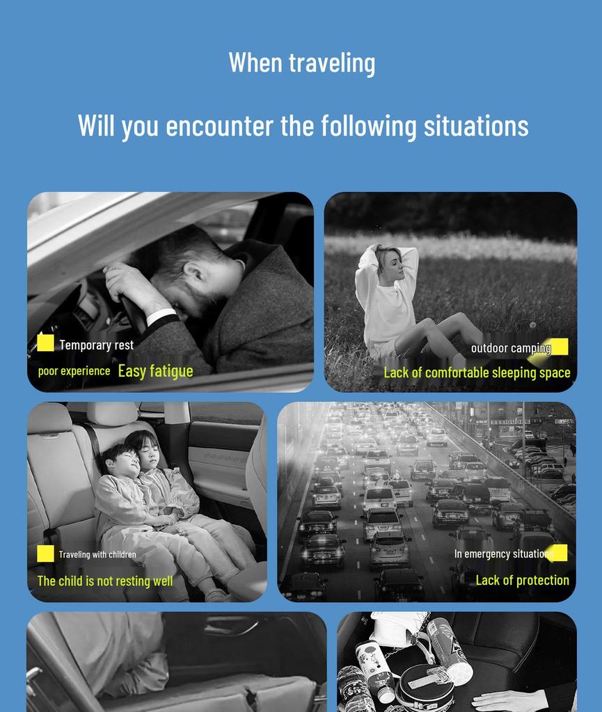Suitable for iCar V27: Dedicated Inflatable Car Trunk Mattress and Sleeping Pad