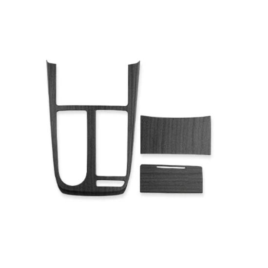 For Genesis G80 RG3 -2024 Carbon Fiber Wood Grain Central Console Gear Shift Panel Frame Trim Cover Accessories LHD