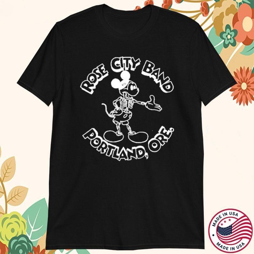 Rose City Band Portland Ore Dead Mickey Mouse T-shirt Unisex T-Shirt XXXXL