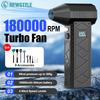 Spolverino ad Aria Elettrico 180000RPM con Schermo Display Luce 4 Marce Regolabile Senza Fili Turbo Soffiatore 10000mAh Ricaricabile USB Strumenti