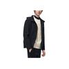 FILA Solid Color Logo Label Hooded Jacket Men jackets Black F11M318508F-BK