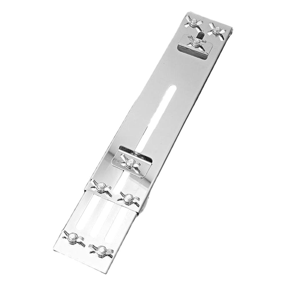 

Stainless Steel Anti-Slip Sharpener Tool Retractable Sharpening Stone Base Adjustable with Wing Nuts for 2.76-9.65 In Whetstones One Size