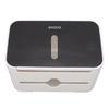 Toilet Paper Roll Box Cover Waterproof Punch Free Prevent Corrosion Wall Mounted Bathroom Tissue Holder Black