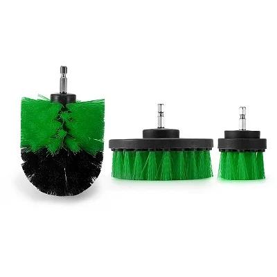 3Pcs/Set Power Scrubber Brush Set for Bathroom Drill Scrubber Brush for Cleaning Cordless Drill Attachment Kit Power Scrub