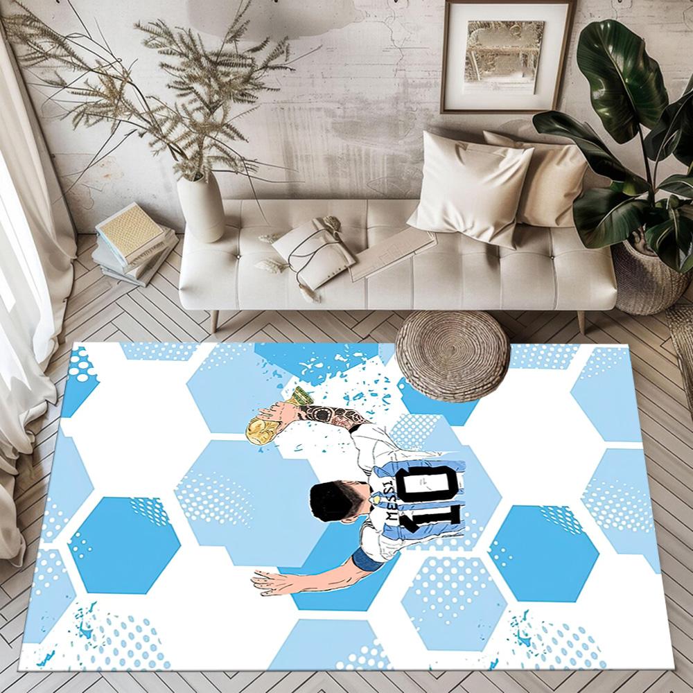 Argentina Football Celebration Square rugs are a great choice for living rooms, bedrooms, home décor, and as gifts.