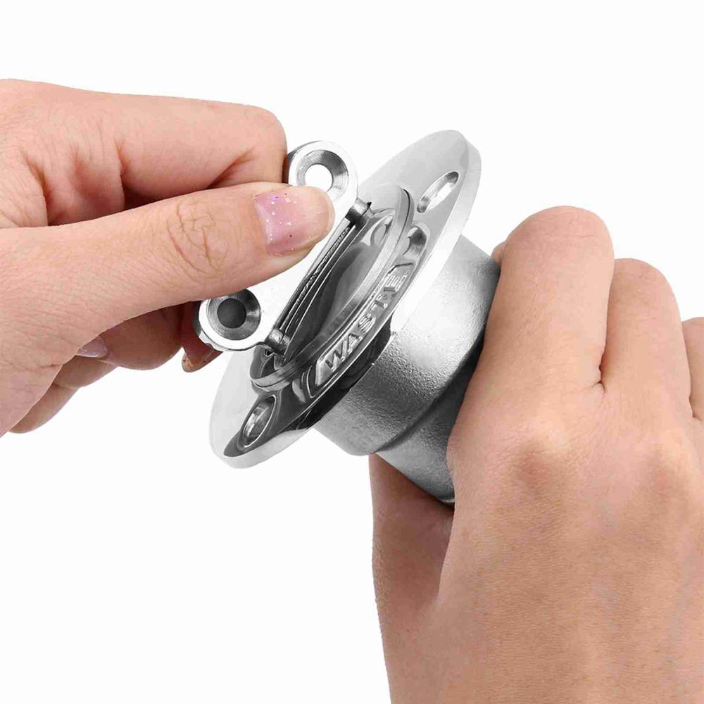 316 Stainless Steel Fuel Tank Filler 1.5inch Deck Filler Gas Fuel Cap Marine Deck Fill  Boat Use