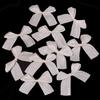10Pcs/Lot 4x5.5cm Pearlescent Satin Ribbon Fold Bows Decoration Bow Small Bowknot Gift Flower Wedding Bow For Craft Handwork DIY
