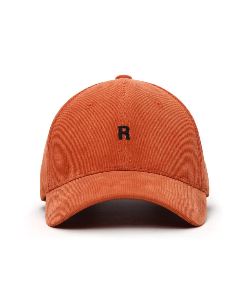 Eondeokeonteulol Corduroy Logo Ball Cap Small Logo / Hard Top B B / Cd / Orange