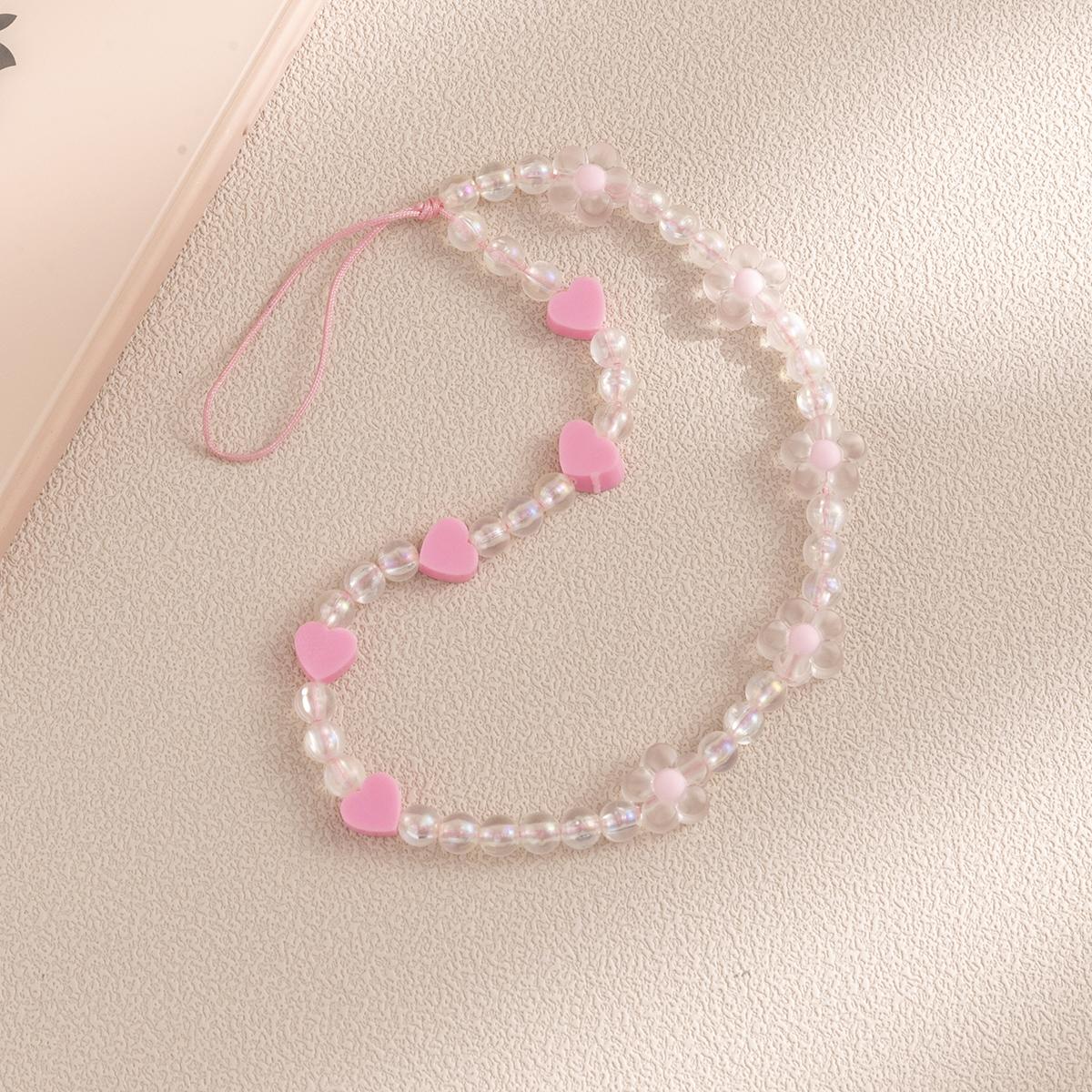 Модная Очаровательная цепочка для мобильного телефона с жемчугом и глиной — фото 16