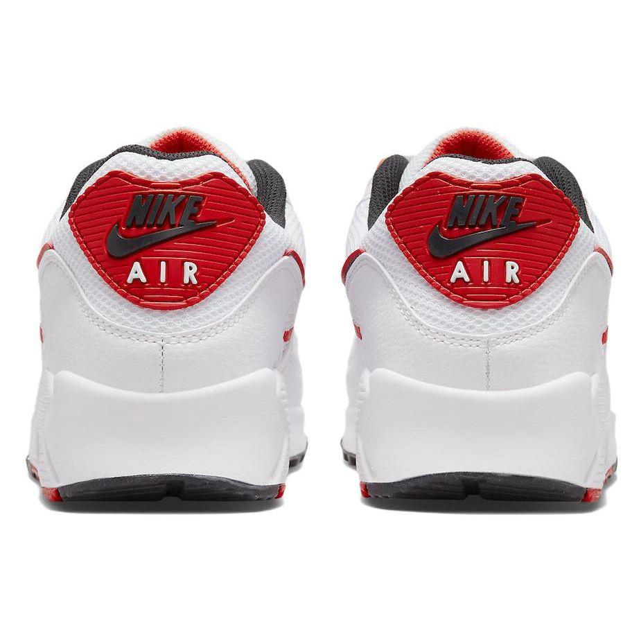 Nike Air Max 90 Blood Orange Men Sneakers White Max-Orange Black DO8903-100