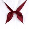 Childrens Triangular Scarf And Tie Bucklewith Pure Color Satin Fabric For School Uniforms
