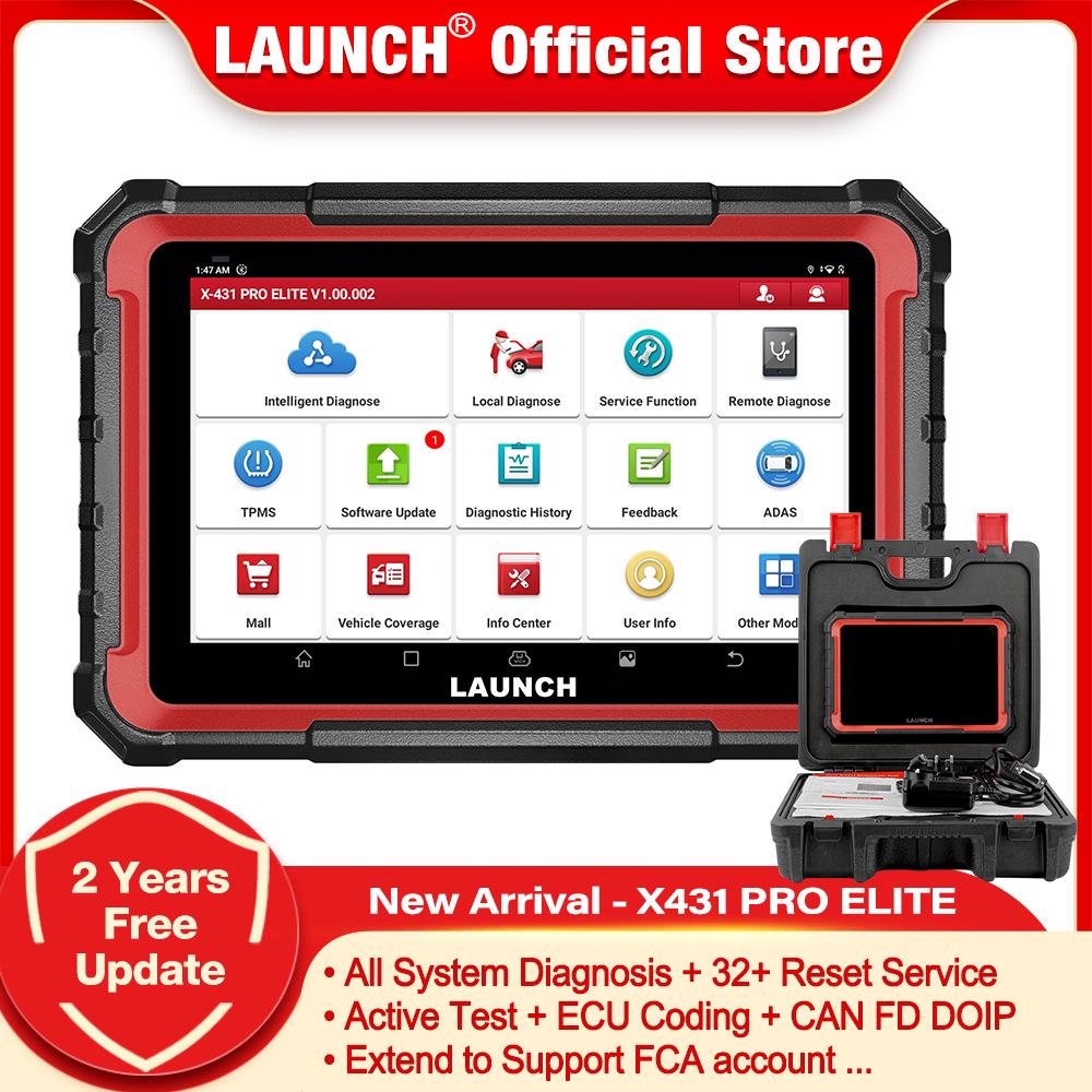 Launch X-431 Pro Elite Multilingual Car Fault Detector: Overseas Edition