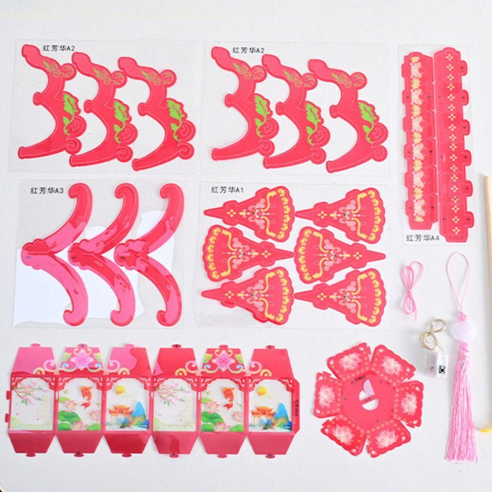 PVC Chinese Lantern Handheld Handheld Lantern Gifts Palace Lantern Holiday Decorating