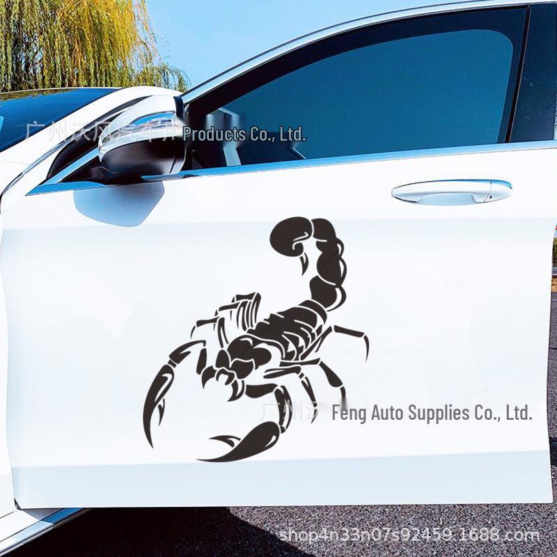 Scorpion Car Hood and Door Sticker D708
