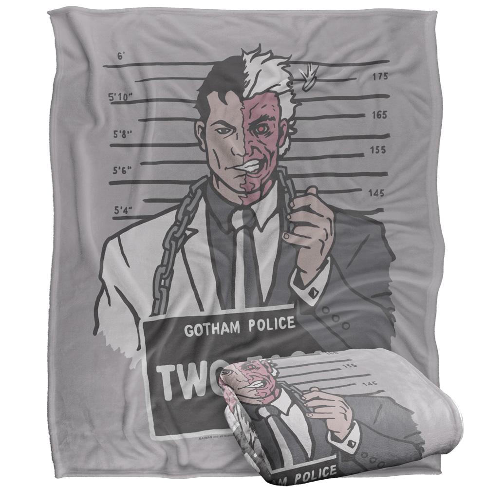 Batman Line Up Two Face Blanket