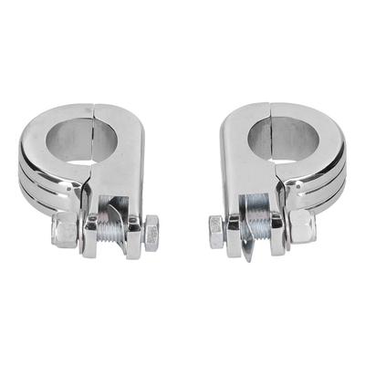 2pcs Engine Guard Footpeg Mounting Clamp Aluminum Alloy Riding Accessory Fit for Honda