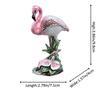 FJ FENGZHIJIE Flamingo Decorative Goreng Enamel Crystal Bird Trinket Box Jewelry Box Flamingo Gift