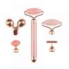 5 In 1 Electric Rose Quartz Jade Roller And Face Massager Set Face