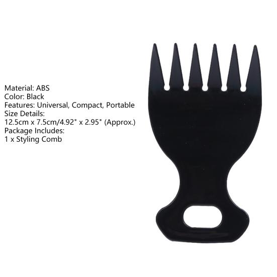 Durable Portable Lightweight Wide Tooth Comb Haircut Insert Oil Hair for Family