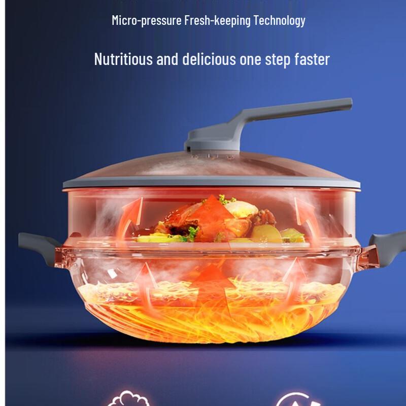 ASD Blue Diamond Titanium Non-stick Wok