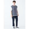 [Beams Heart] S/S TEE Cool Touch Sensation Fake Layered Vest T-shirt Men's SMOKE_BLUE L