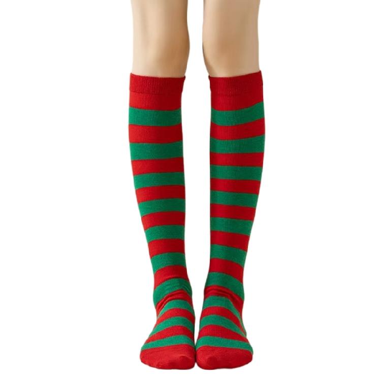 Stripe Knee Highs Socks Stripe Tube Socks Stockings Long Boot Socks for Daily Wear,Halloween Cosplay Party Costume