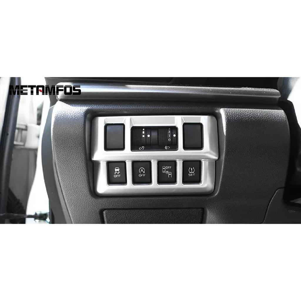 Head Light Lamp Switch Cover Trim For Subaru XV Crosstrek SUV 2018-/Impreza 2016- Carbon Fiber Interior Accessories