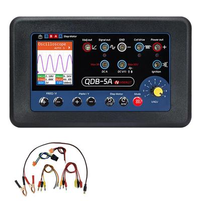 QDB4A QDB-5A Car Sensor Tester Oscilloscope PWM Drive Motor Simulator Diagnostic Step Multimeter Driver Injector Ignition T B6N0