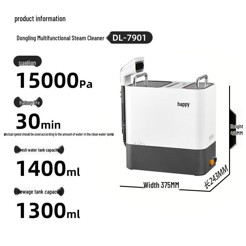 Donlim Multi-function High-Temperature Steam Cleaner CN plug (adapter included)
