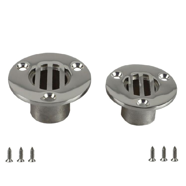 Compact Marine Stainless Steel Boat Floor Deck Drain Boat Yacht Deck Drainage