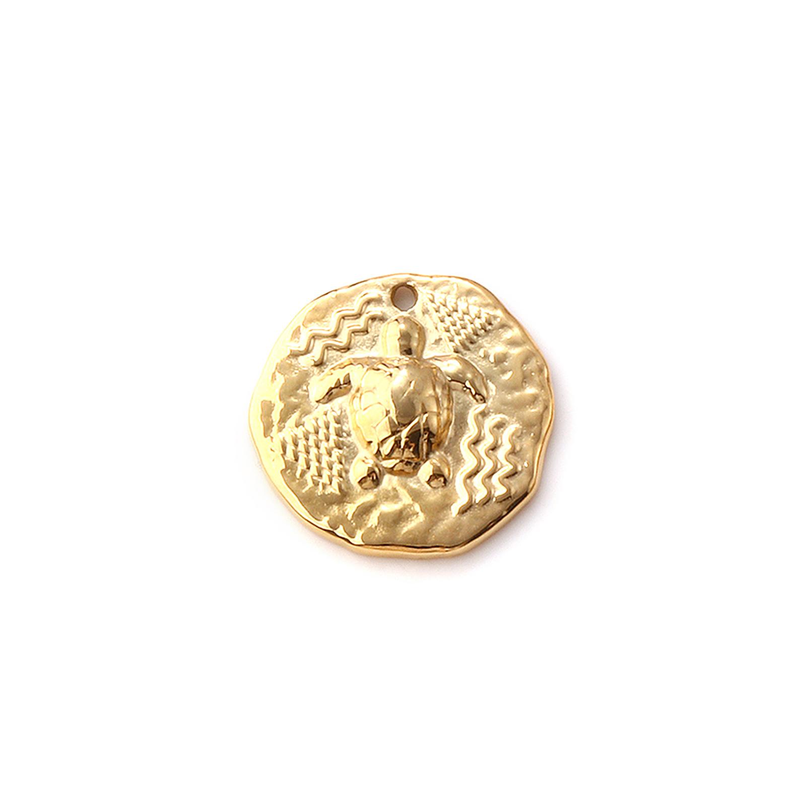 

1pc Ocean Jewelry Stainless Steel Charms 18K Gold Plated Seagull Coconut Tree Pendants for DIY Jewelry Making Findings