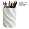 Soporte para Bolígrafos Impreso en 3D Soporte Moderno Espiral Retorcido Organizador de Escritorio 2 en 1 Florero para Decoración de Oficina Sala de Estar