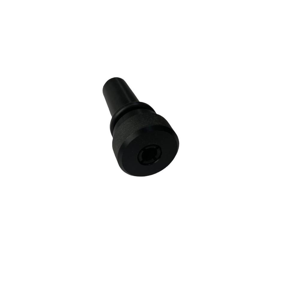 Double Bass Tailpiece & Foot Stand with Screw Handle for 3/4-4/4, Black