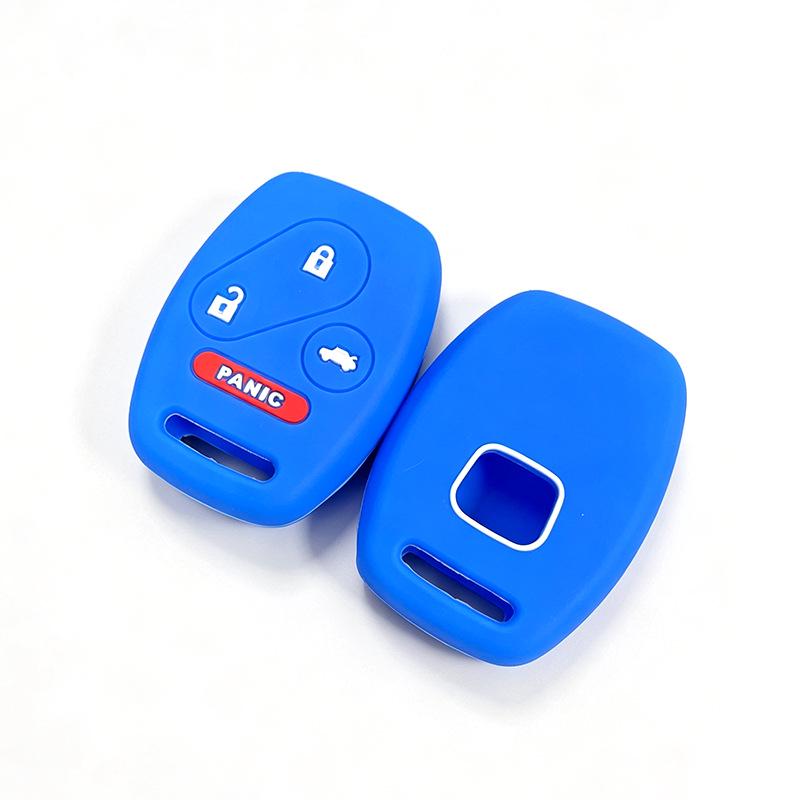 Compatible Honda CR-V Key Fob Soft Rubber Full Coverage 3/4 Button Remote Cover