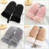 Sherpa Fleece Winter Gloves With Touchscreen Fingerless For Women Cold Weather
