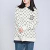 New MLB Old Flower Sweatshirts Unisex Cream 3AMTM0314-50CRS