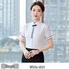 Elegant New Chinese Style Women's Professional Shirt Set - Receptionist Uniform Workwear